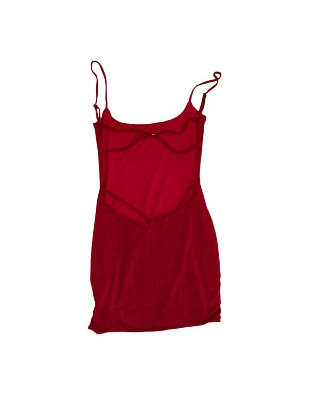 Tiger Mist Red Backless Mini Dress Size Large NWT - Picture 2 of 3